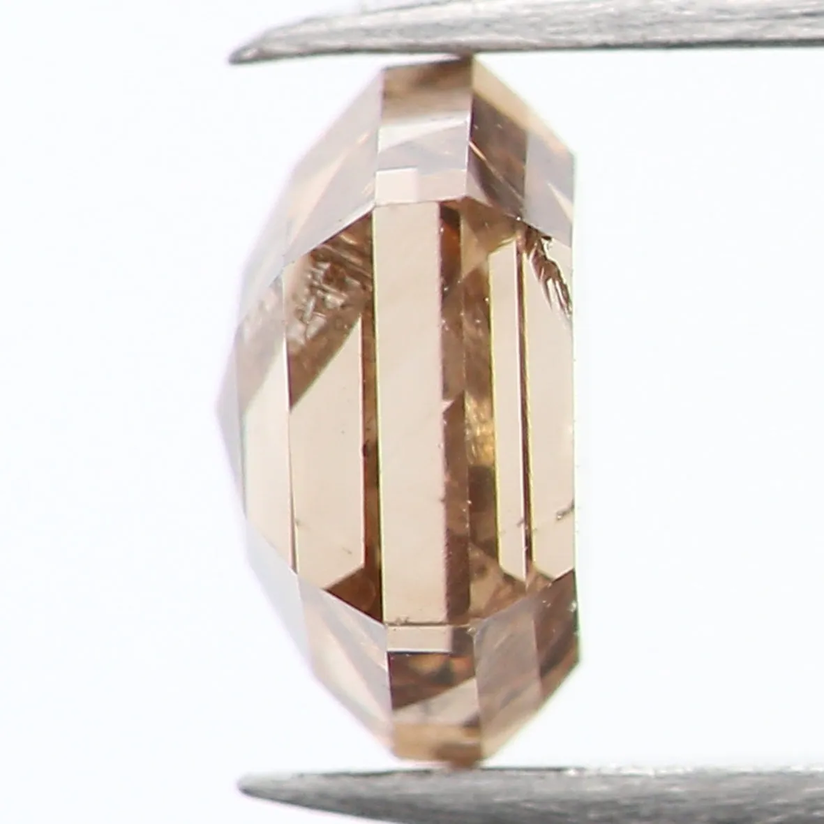 0.29 Ct Natural Loose Diamond, Hexagon Diamond, Brown Diamond, Polished Diamond, Rustic Diamond, Color Diamond, Rose Cut Diamond