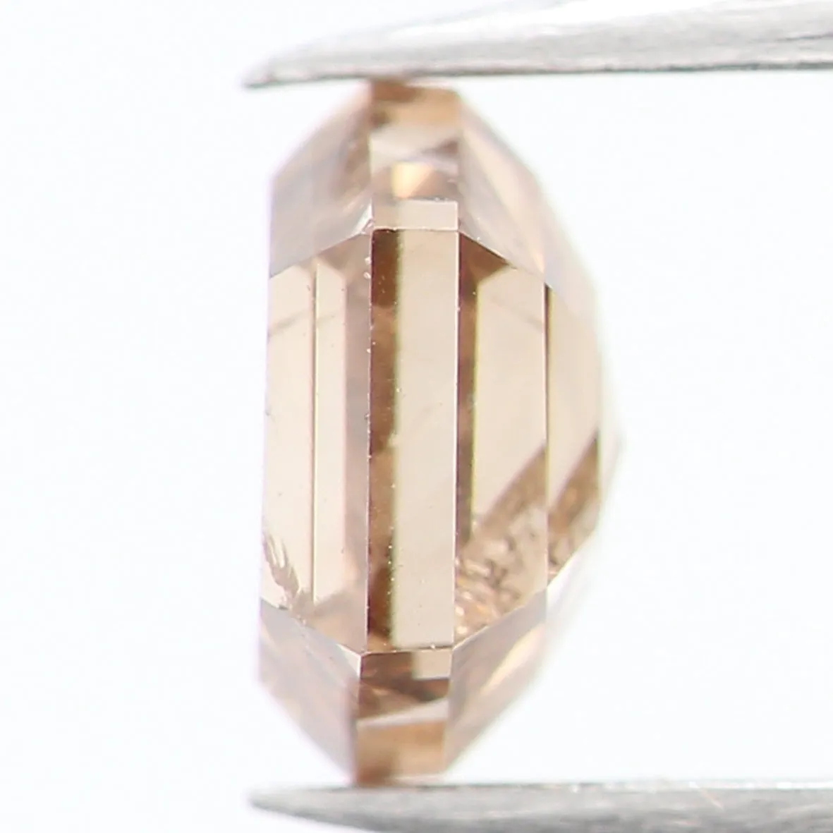 0.29 Ct Natural Loose Diamond, Hexagon Diamond, Brown Diamond, Polished Diamond, Rustic Diamond, Color Diamond, Rose Cut Diamond