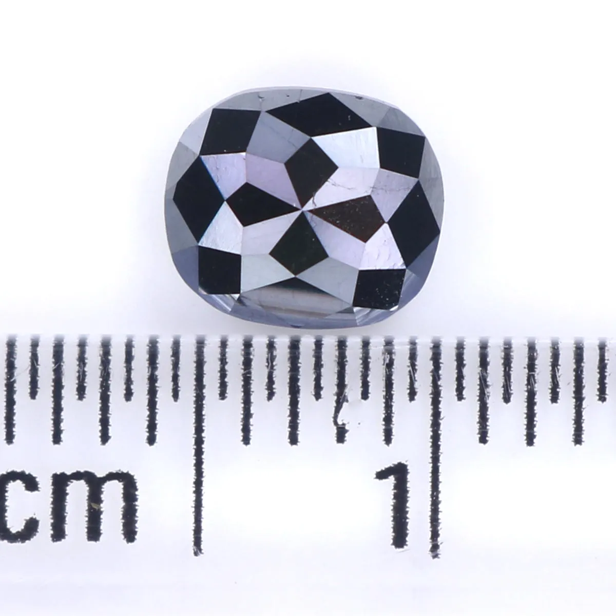 0.78 CT Natural Loose Oval Shape Diamond Black Oval Rose Cut Diamond 5.95 MM Natural Loose Black Color Oval Shape Rose Cut Diamo