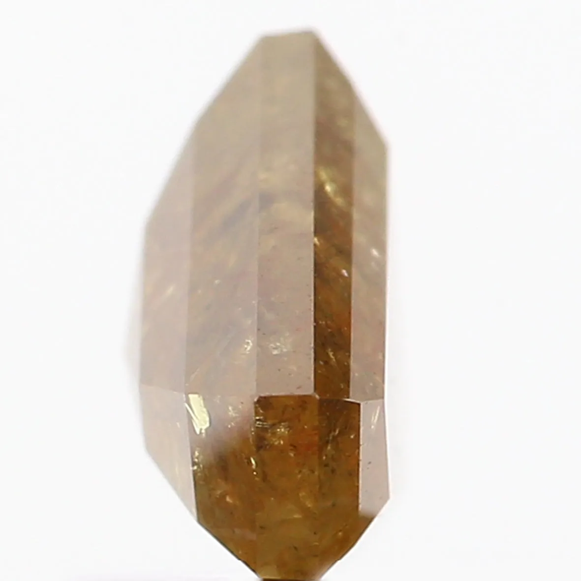 1.12 Ct Natural Loose Diamond, Shield Cut Diamond, Yellow Color Diamond, Rose Cut Diamond, Real Rustic Diamond, Antique Diamond 