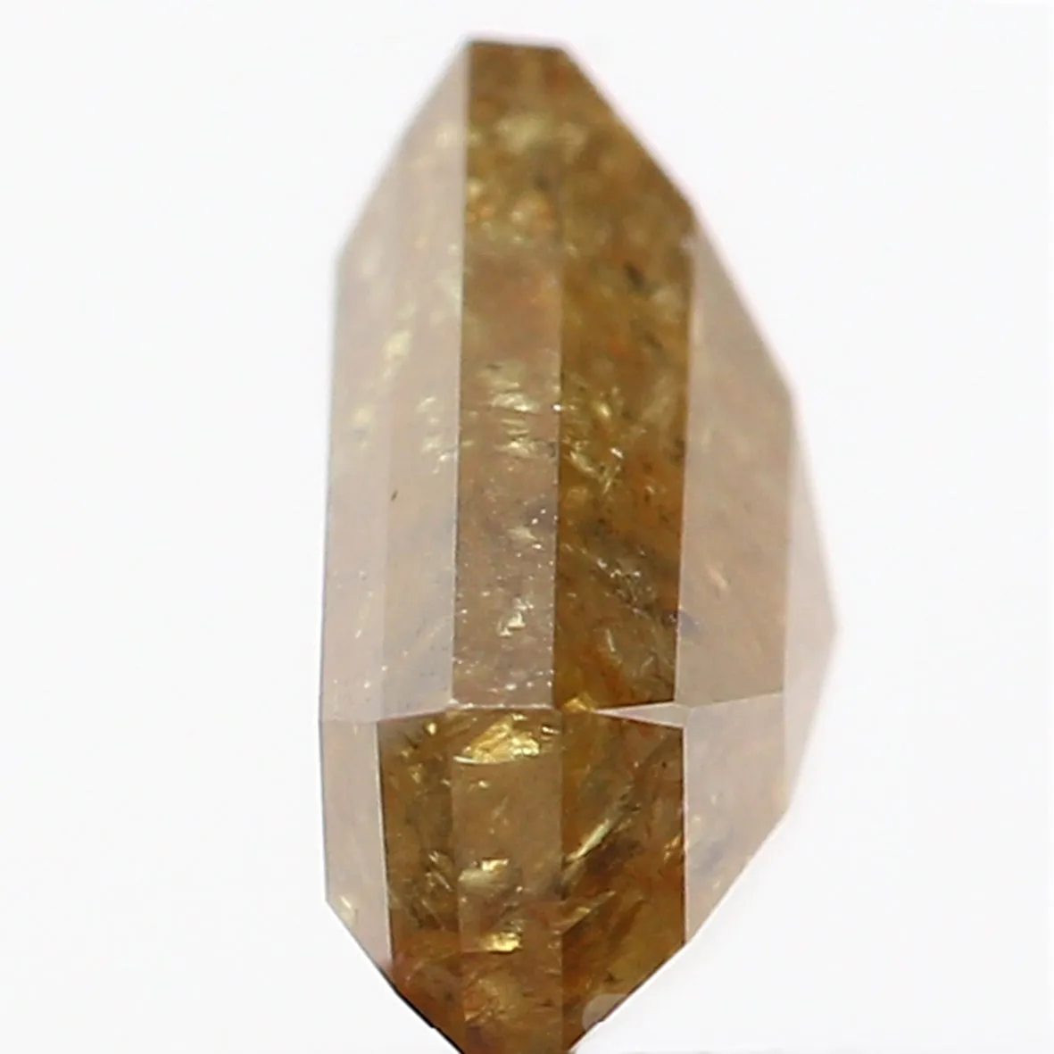 1.12 Ct Natural Loose Diamond, Shield Cut Diamond, Yellow Color Diamond, Rose Cut Diamond, Real Rustic Diamond, Antique Diamond 