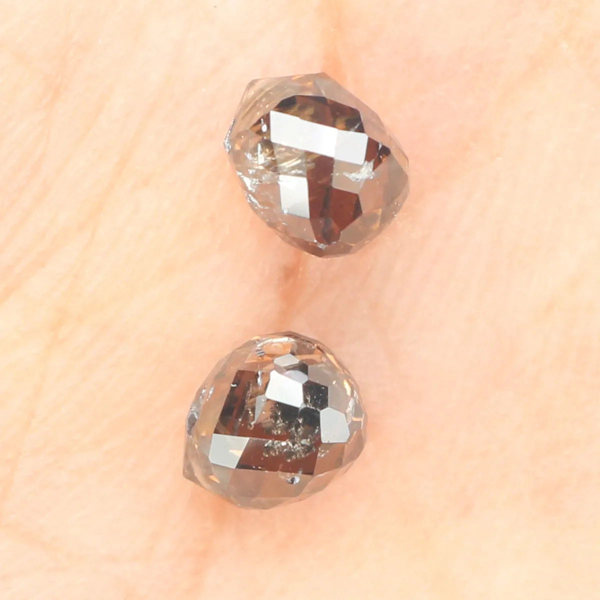 1.30 Ct Natural Loose Diamond, Briolette Diamond, Brown Diamond, Briolette Cut Bead Diamond, Polished Diamond, Faceted Diamond L