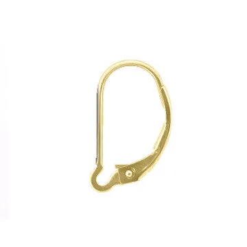 14K Gold Filled Lever Back Plain Interchangeable (4 pcs)