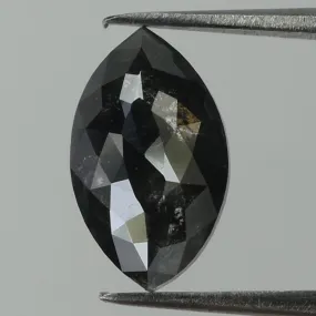 1.96 Ct Natural Loose Diamond Marquise Black Color I3 Clarity 10.00 MM KR1981