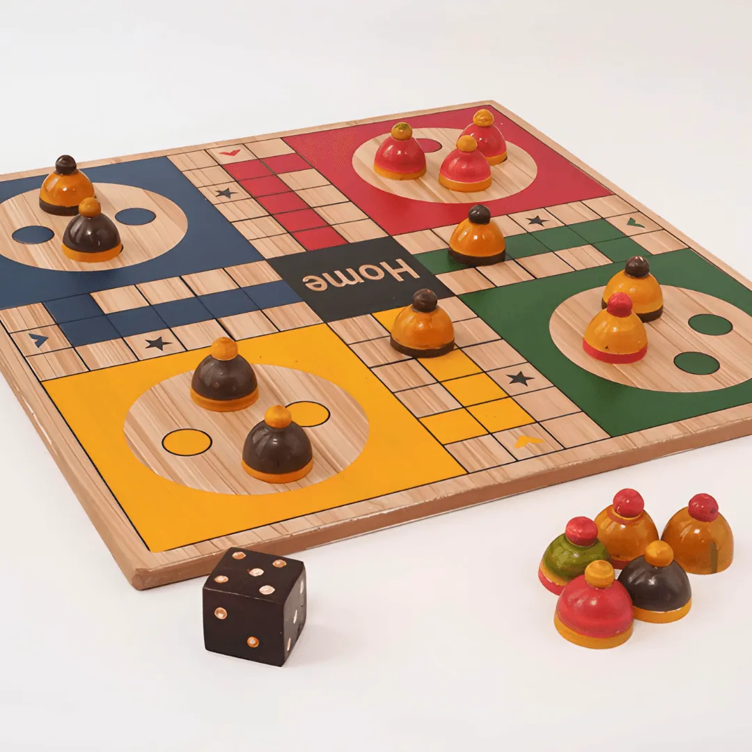 2 in 1 Ludo & Snake Game for Kids Age 3+