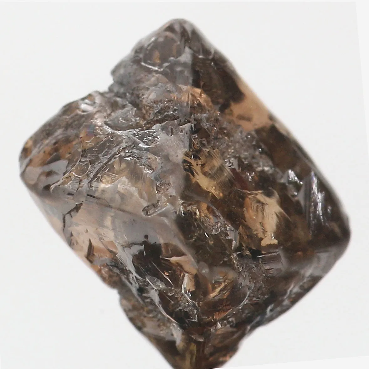 4.75 Ct Natural Loose Diamond Rough Brown Color I1 Clarity 9.20 MM KDL8837