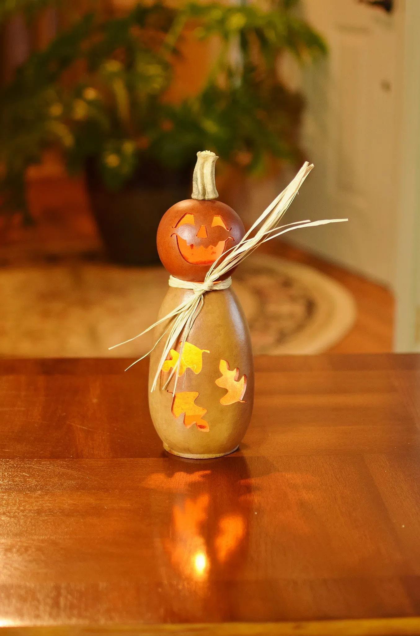 Alonzo Scarecrow Gourd - Available in Multiple Sizes