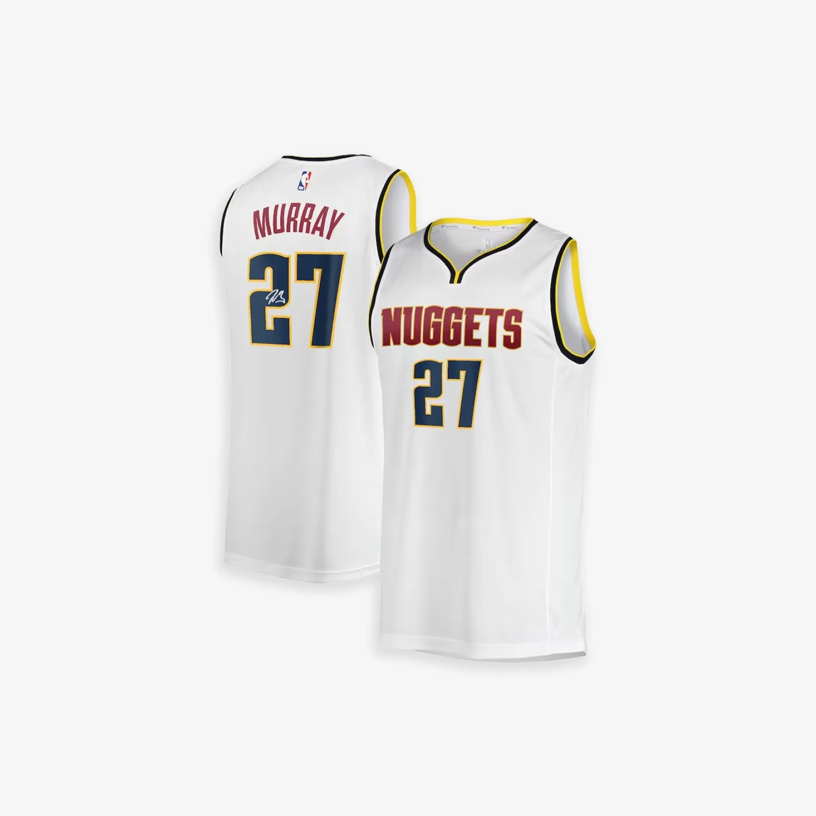 Autographed Jamal Murray Denver Nuggets Association Edition Youth Swingman Jersey - White