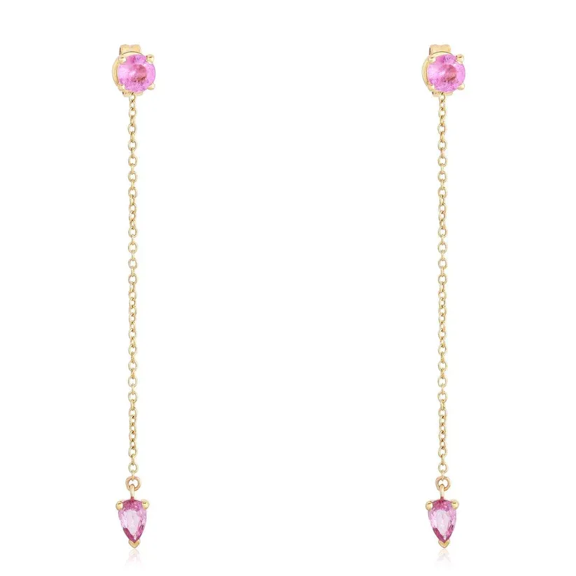 BELLE CHAIN DROP EARRINGS