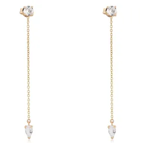 BELLE CHAIN DROP EARRINGS