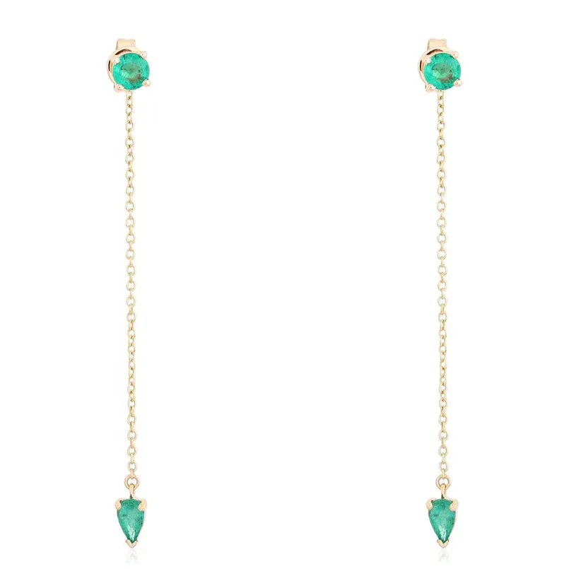 BELLE CHAIN DROP EARRINGS