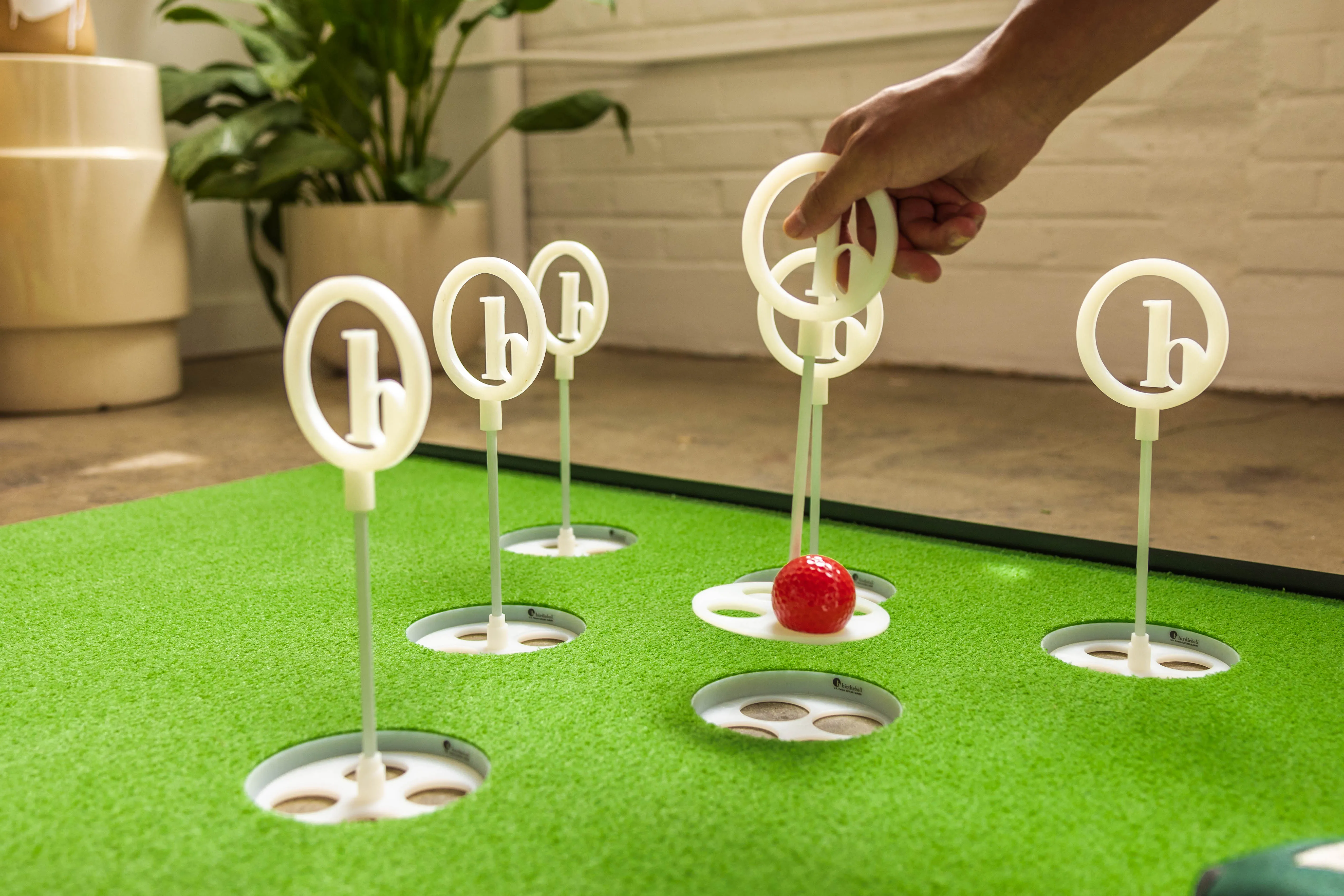 BirdiePong: Putting + Beer Pong Combined