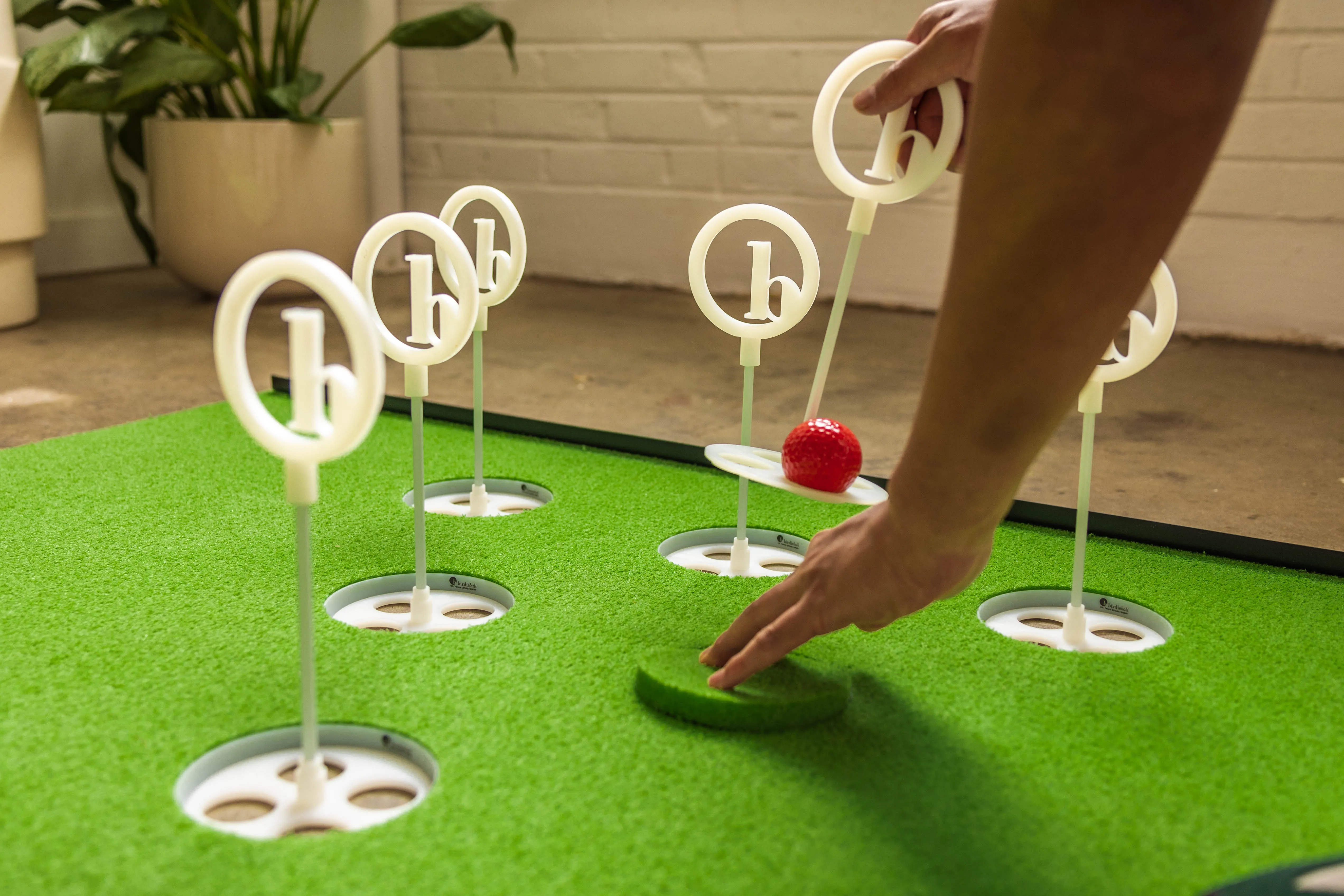 BirdiePong: Putting + Beer Pong Combined