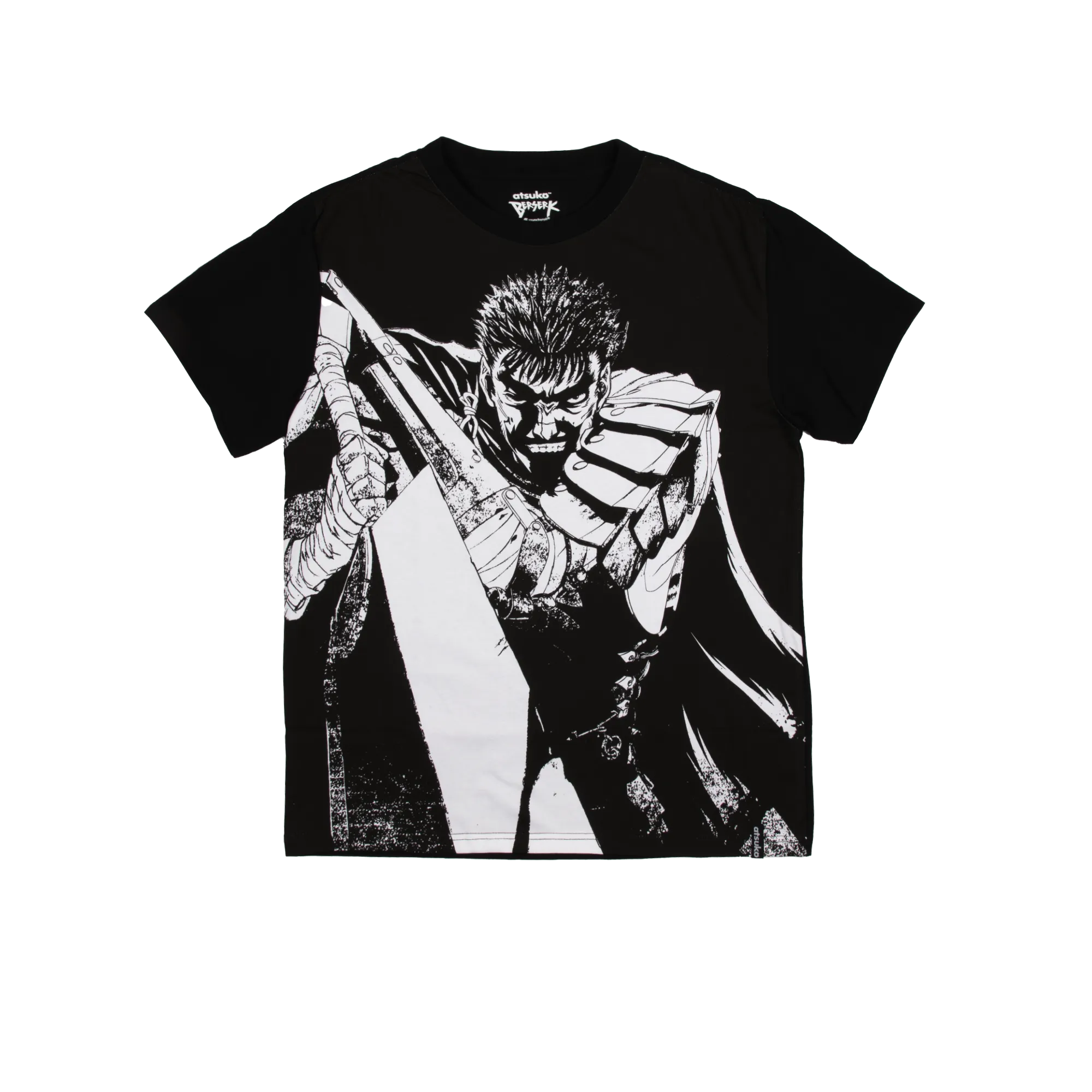 Black Swordsman Big Print Black Tee