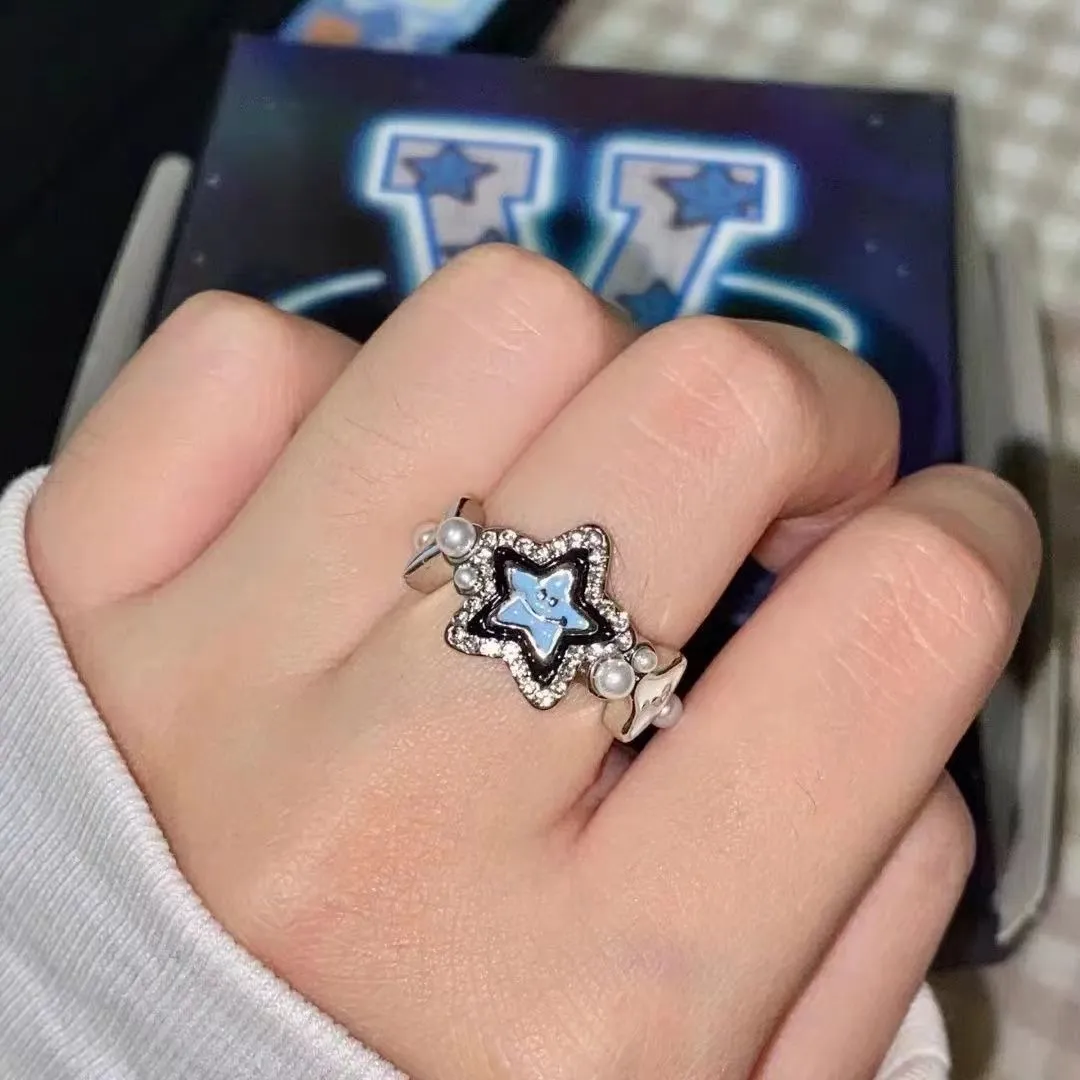 Blue Star Rings