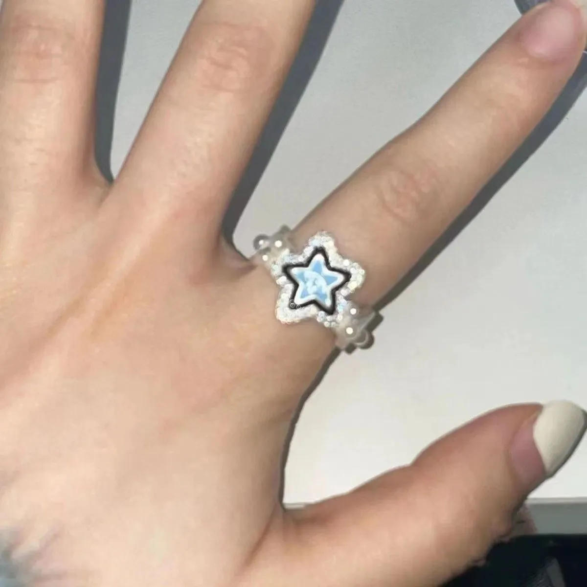 Blue Star Rings