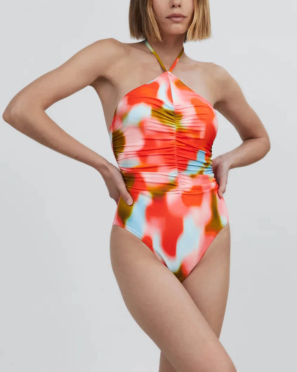 Blurr Print Mina One Piece Swimsuit