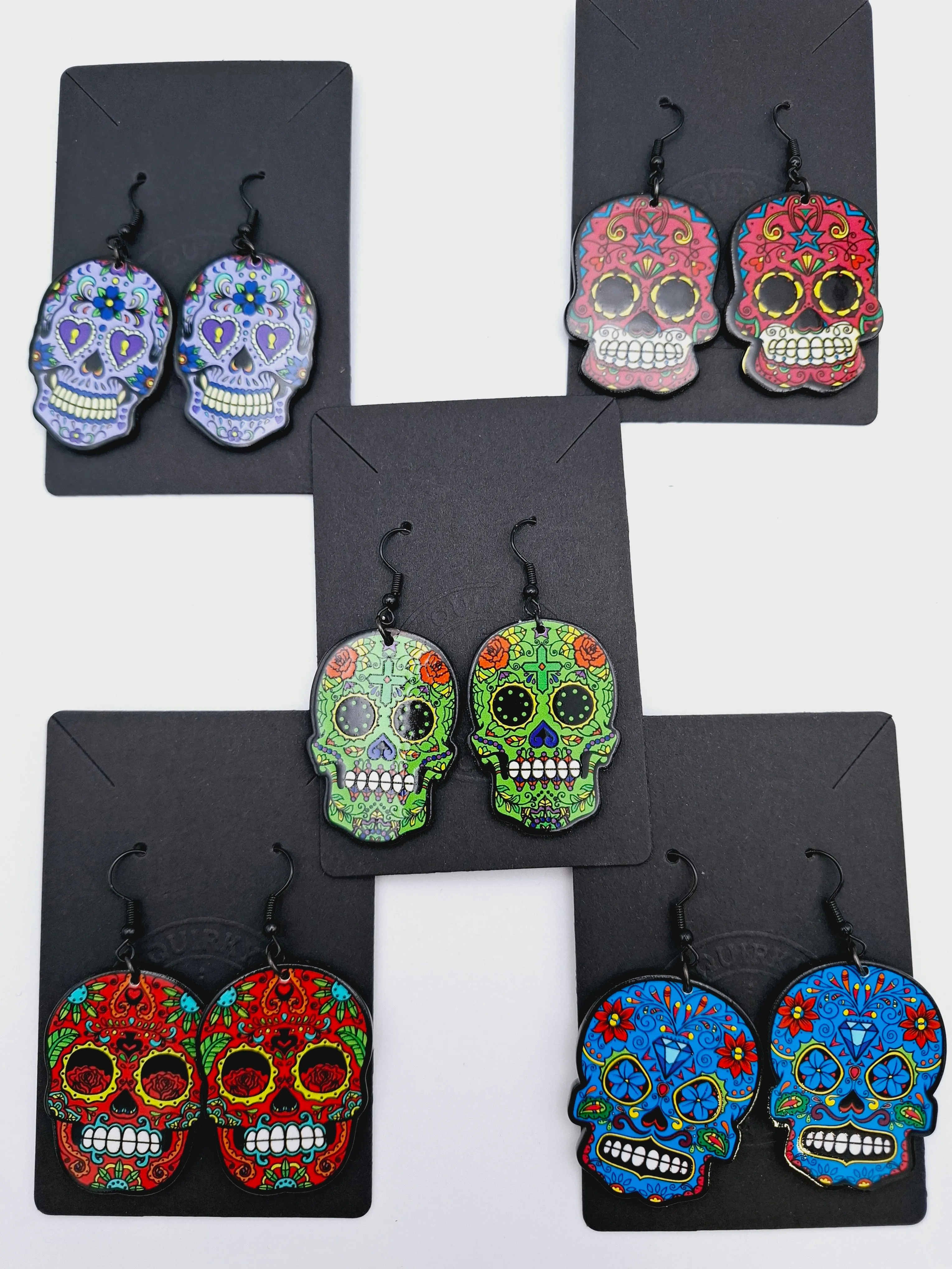 Bold Skull Earrings 5 Variations