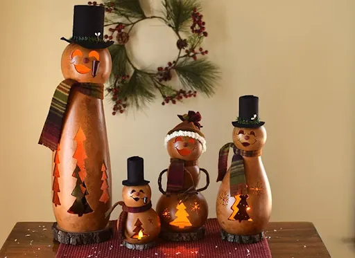 Brrr Snowman Gourd - Available in Multiple Sizes