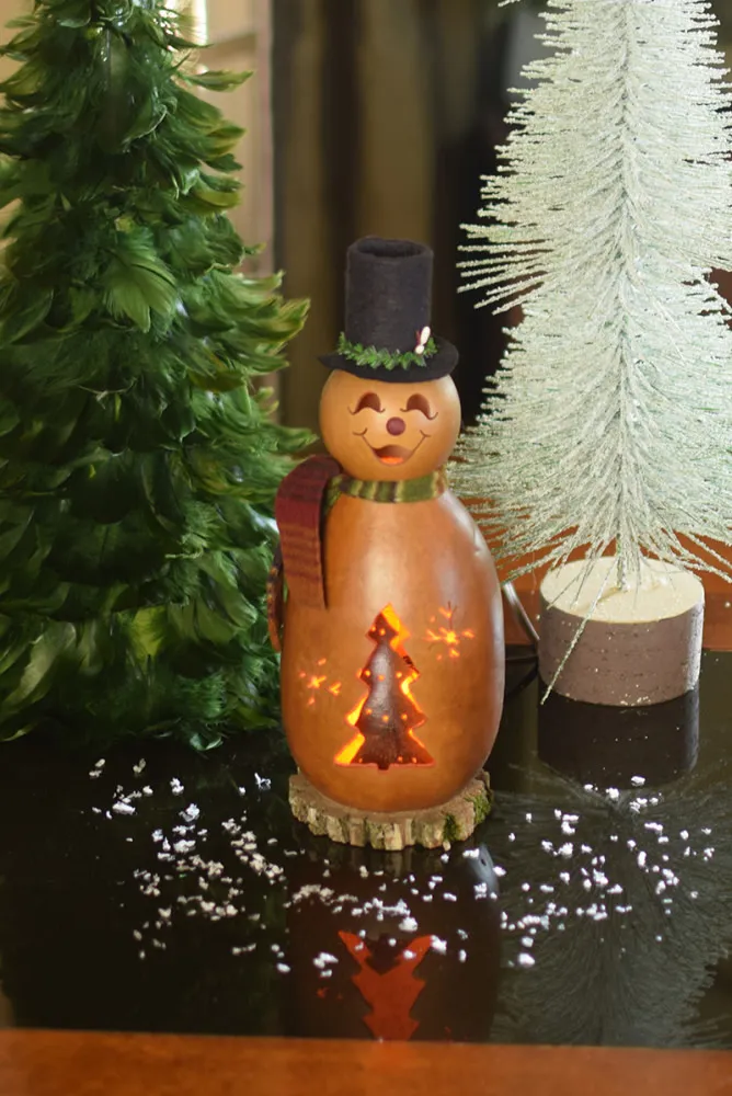 Brrr Snowman Gourd - Available in Multiple Sizes