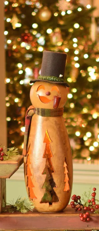 Brrr Snowman Gourd - Available in Multiple Sizes