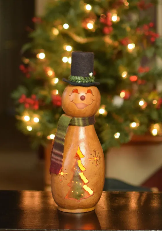 Brrr Snowman Gourd - Available in Multiple Sizes