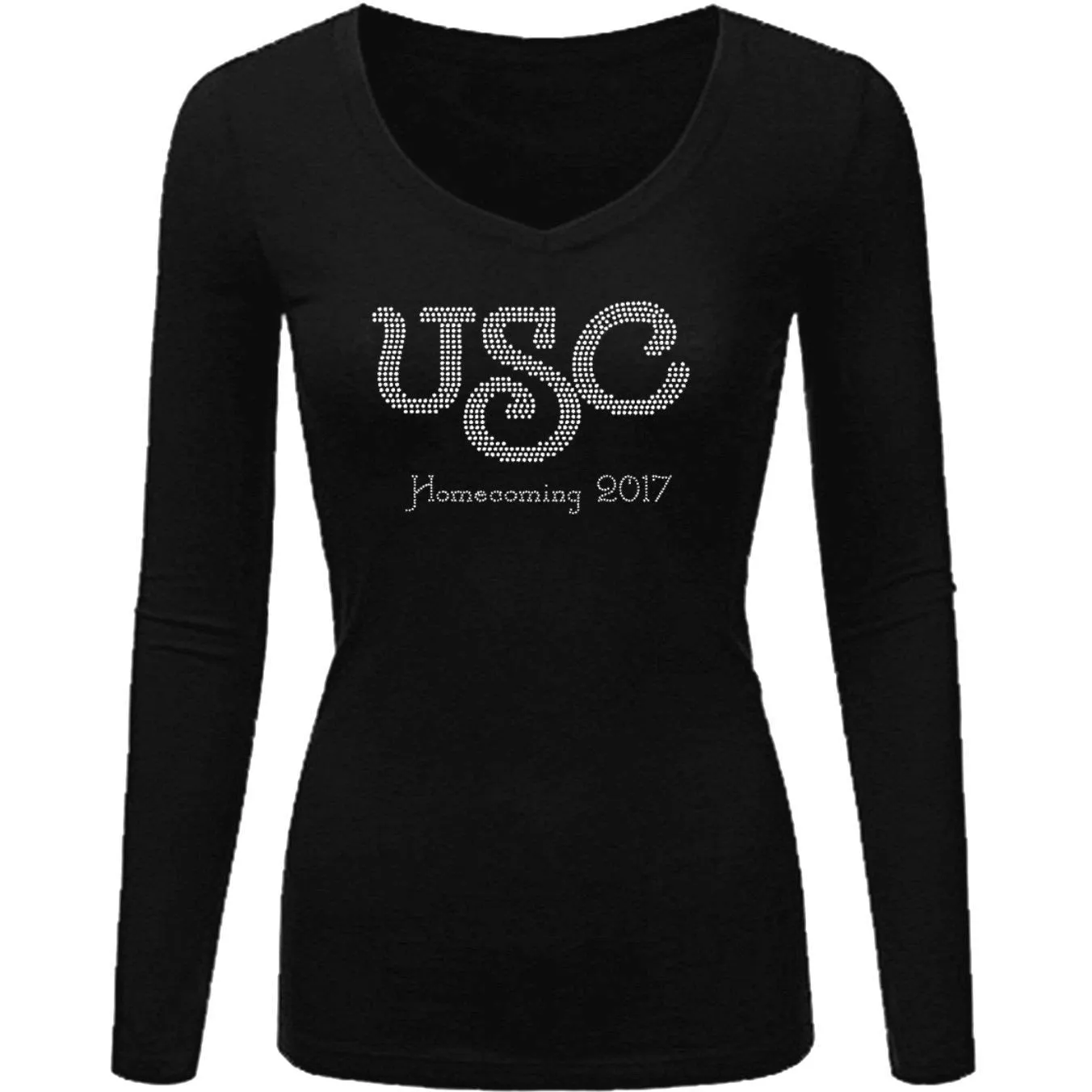 Custom Homecoming Rhinestone T Shirt