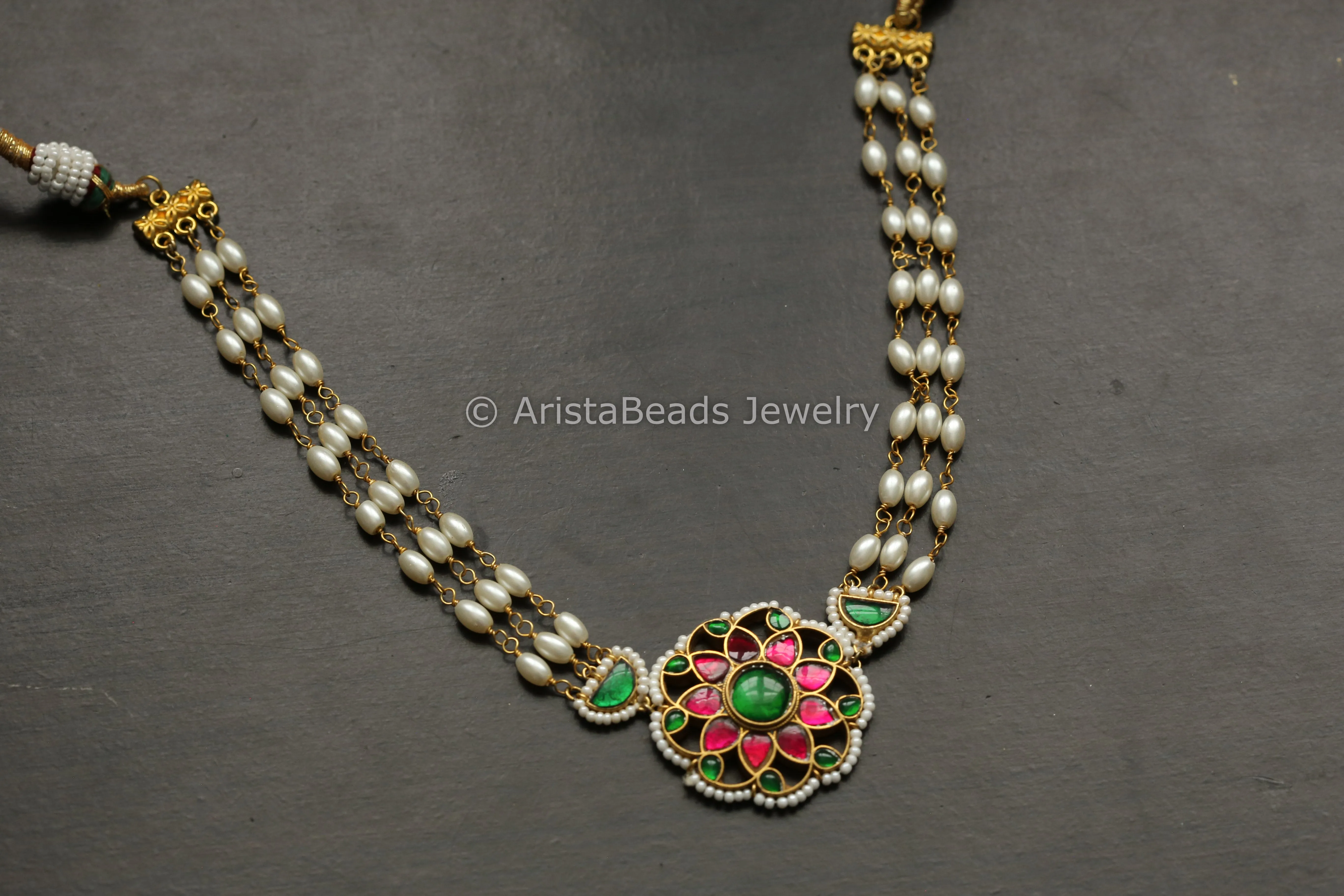 Dainty Kundan Necklace Choker