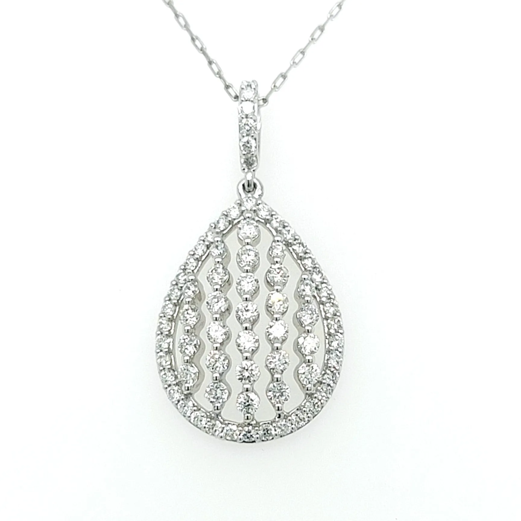 Diamond Teardrop Pendant