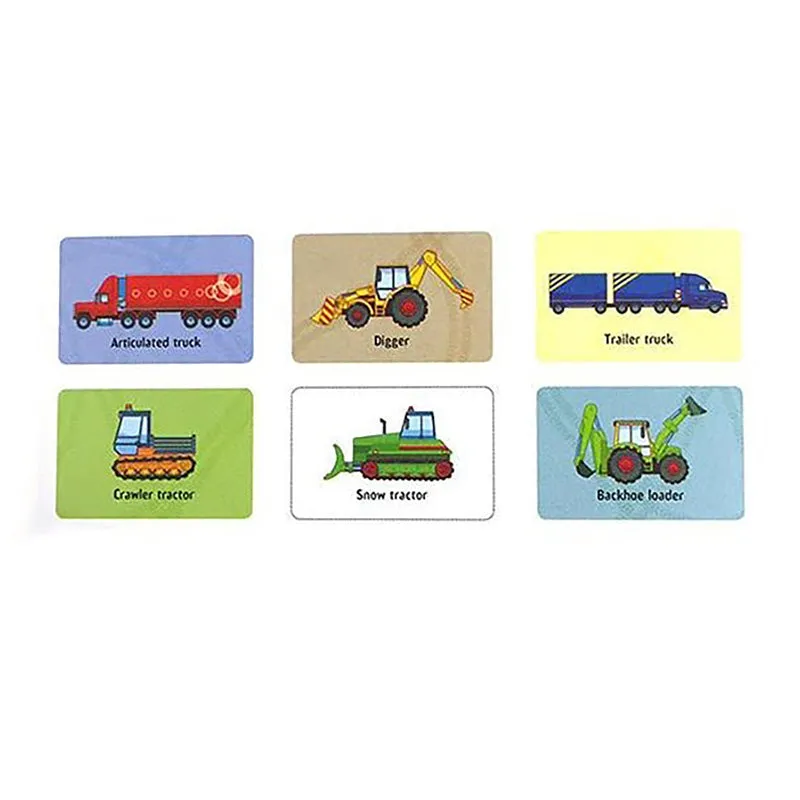 Diggers & Trucks Snap Cards