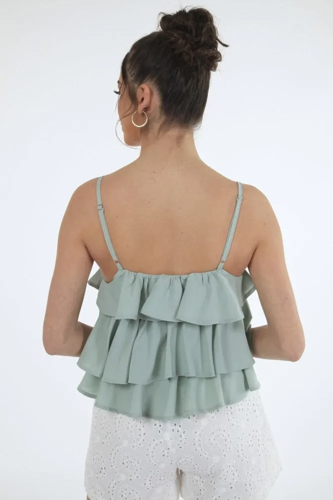 Double Second Sage Triple Layer Top