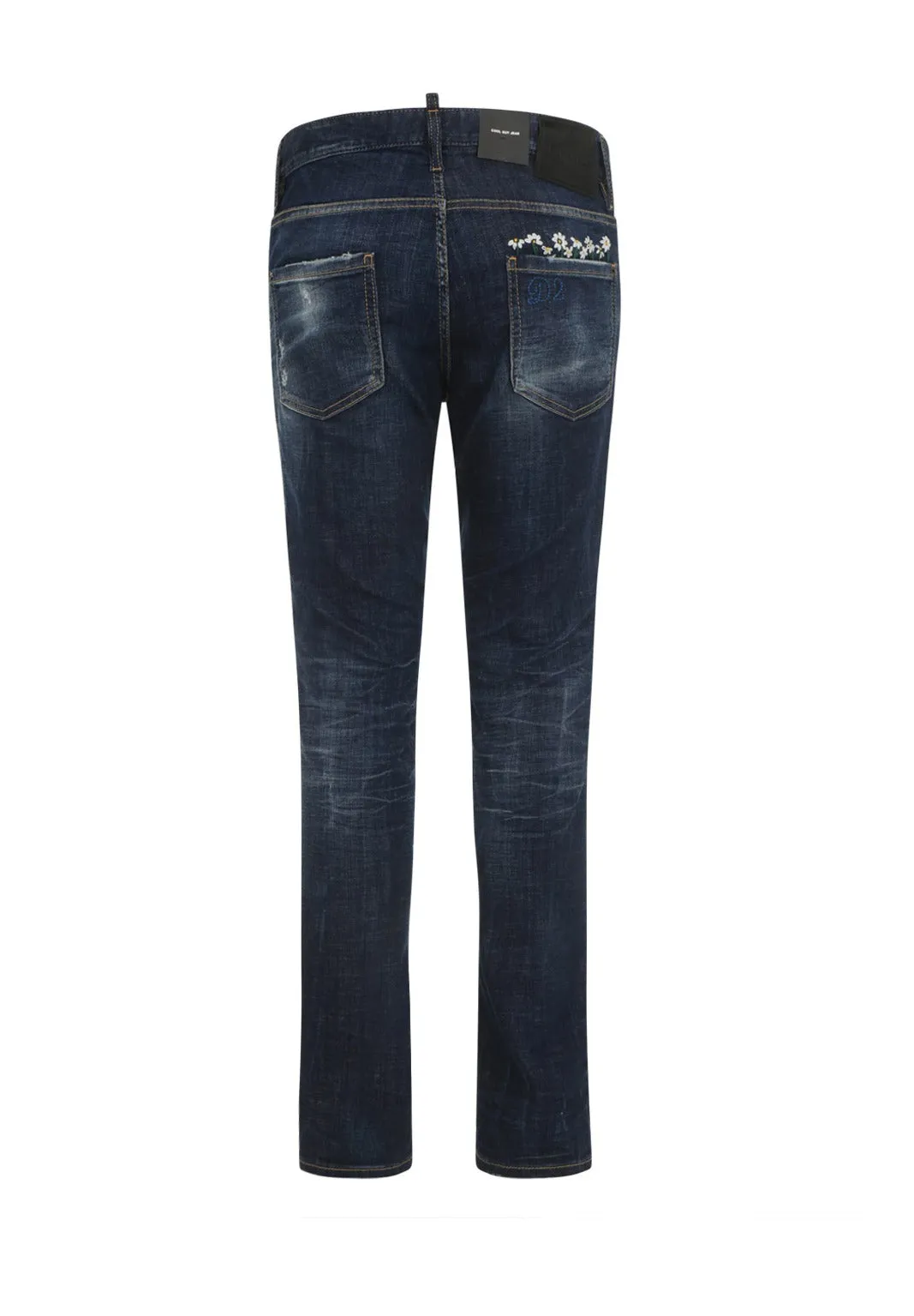 Dsquared2 Distressed Slim Fit Jeans