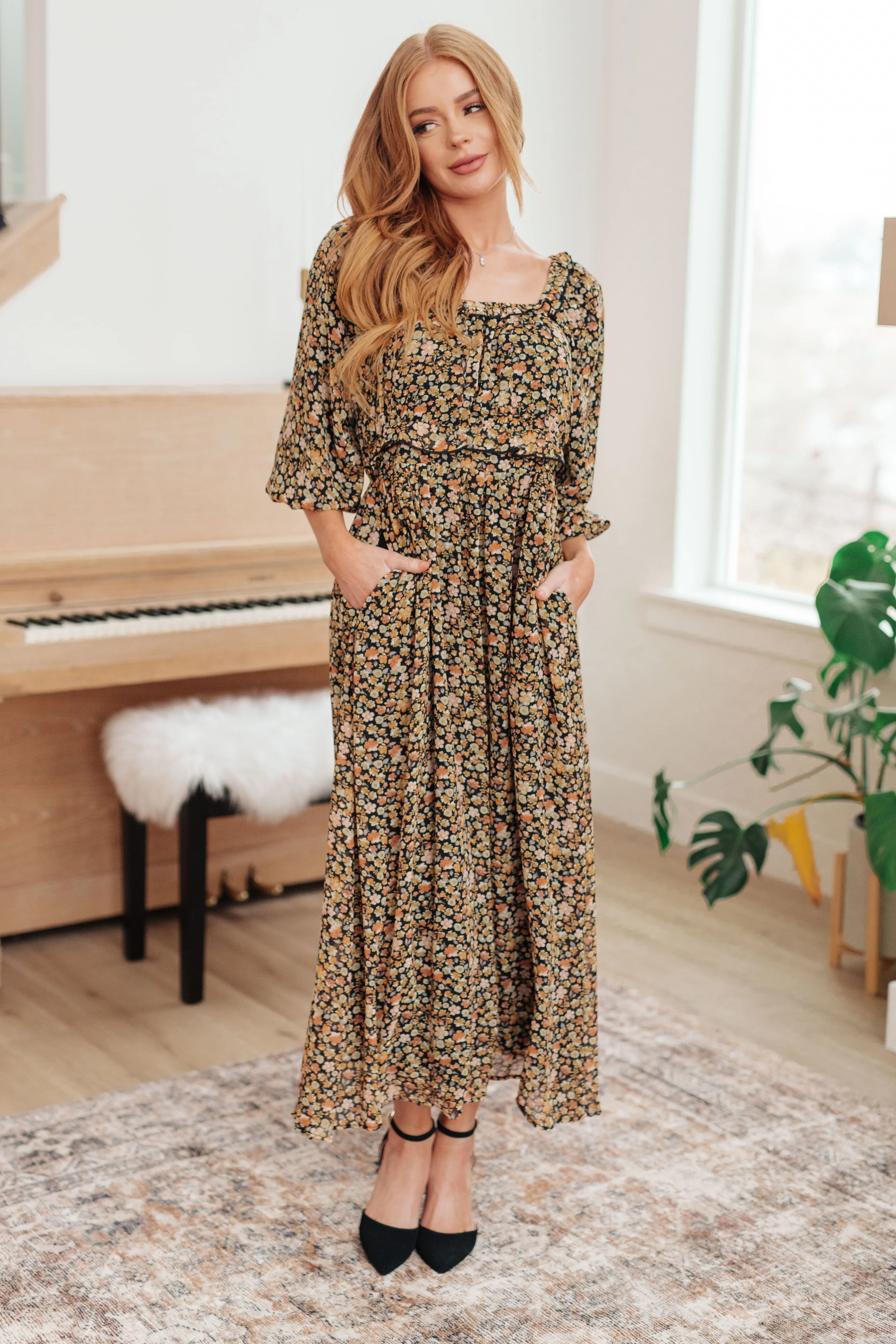 Everly Floral Maxi Dress