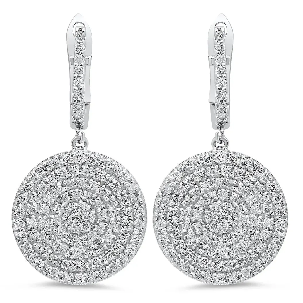 Extravagant Diamond Dangle Earrings