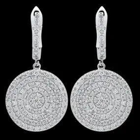 Extravagant Diamond Dangle Earrings