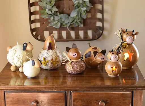 Farm Animal Gourds - Available in Multiple Sizes