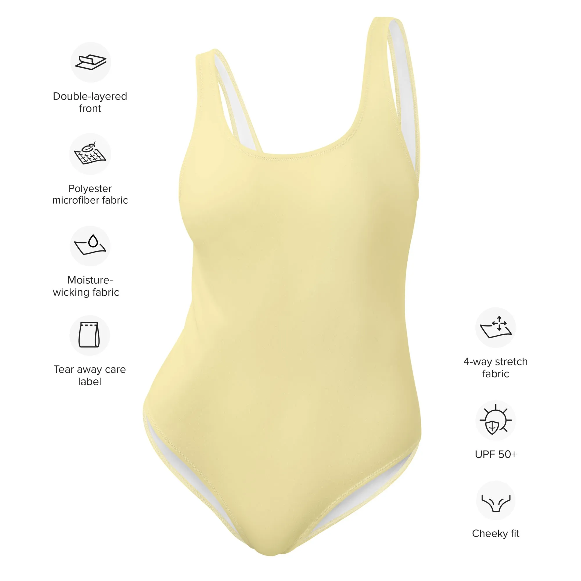 FLORIDA ECO ONE PIECE SWIMSUIT - BANANA