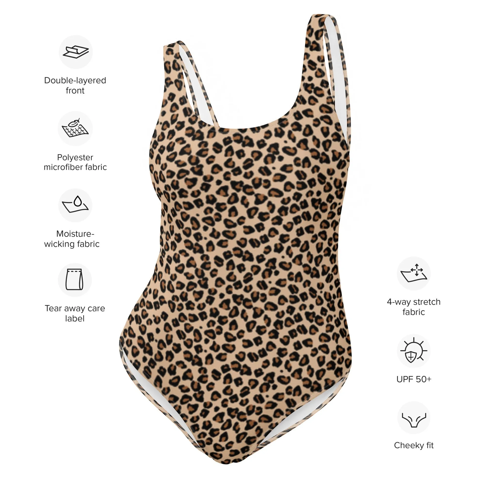 FLORIDA ECO ONE PIECE SWIMSUIT - LEOPARD