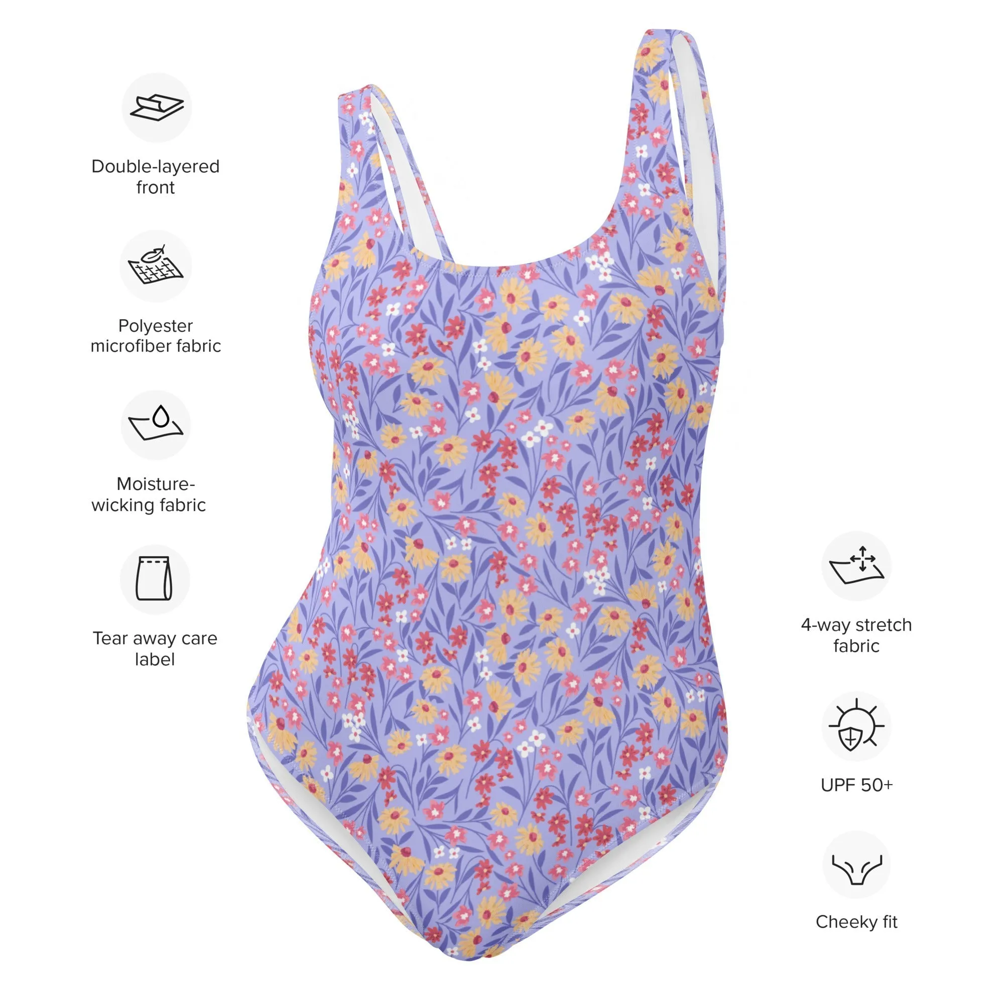 FLORIDA ECO ONE PIECE SWIMSUIT -LILACIA