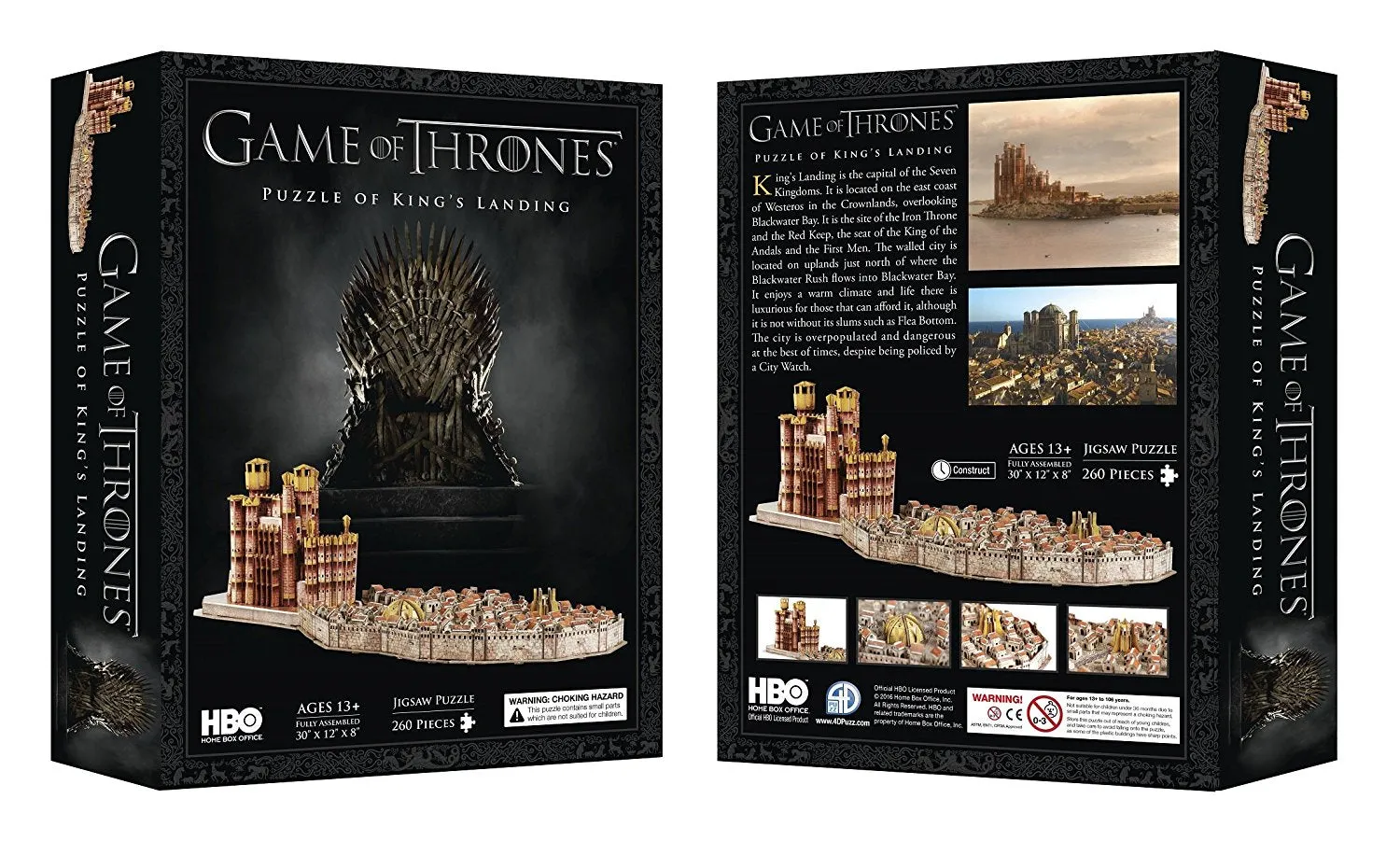 Game of Thrones 3D Puzzle of King's Landing