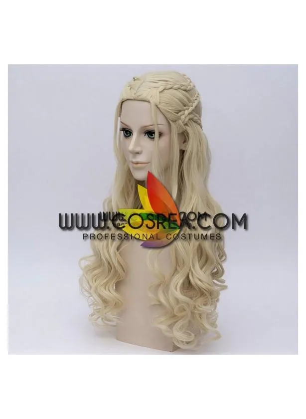 Game Of Thrones Daenerys Targaryen Braided Cosplay Wig