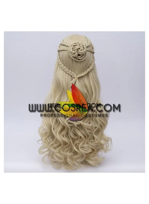 Game Of Thrones Daenerys Targaryen Braided Cosplay Wig