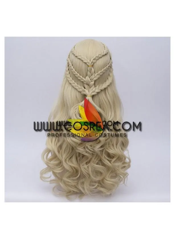 Game Of Thrones Daenerys Targaryen Braided Cosplay Wig