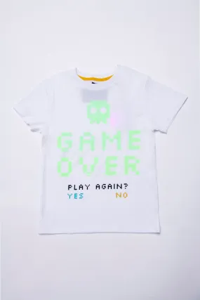 GAME OVER COTTON T-SHIRT