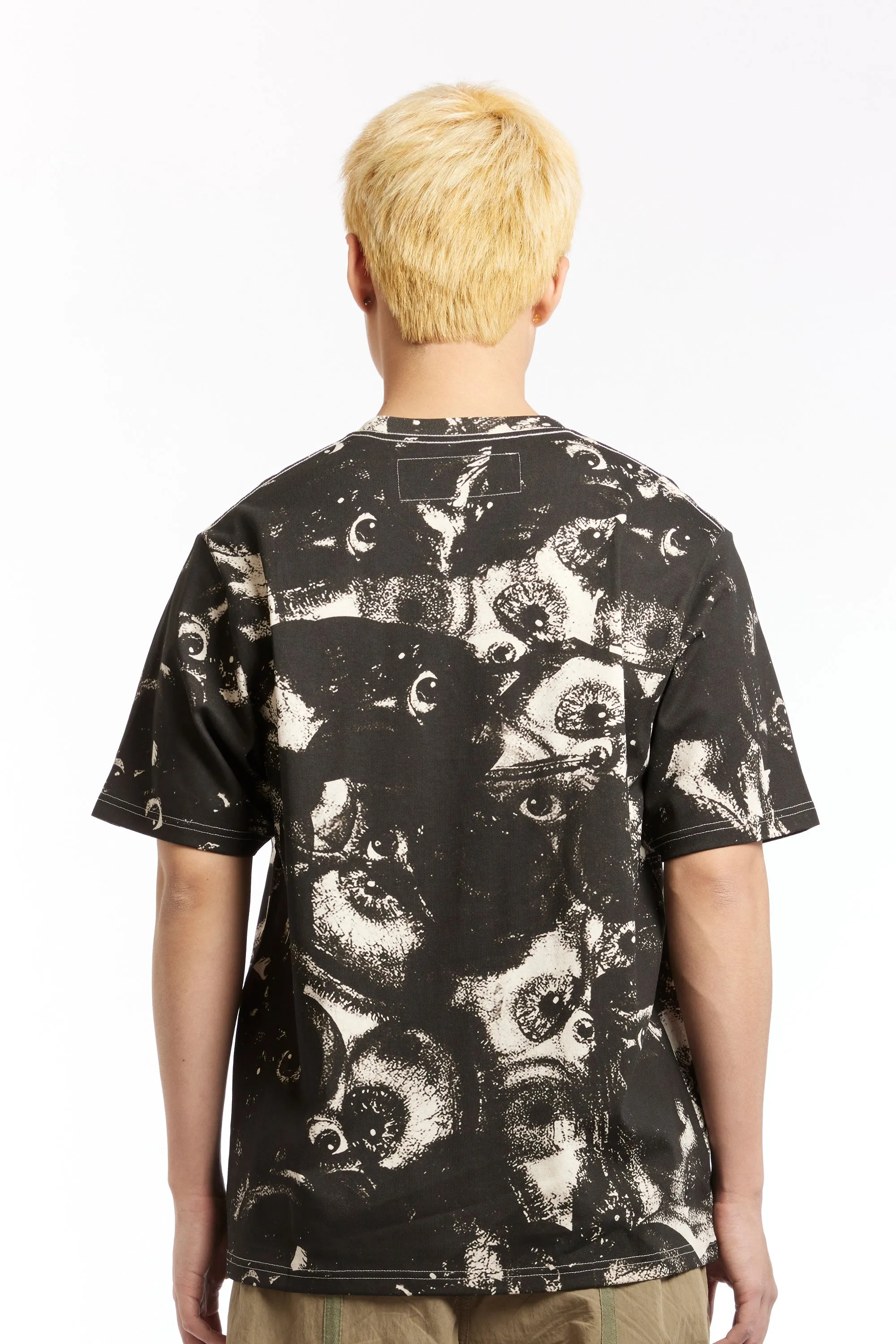 GENTLEFULLNESS - AOP EYES SHORT SLEEVE TEE