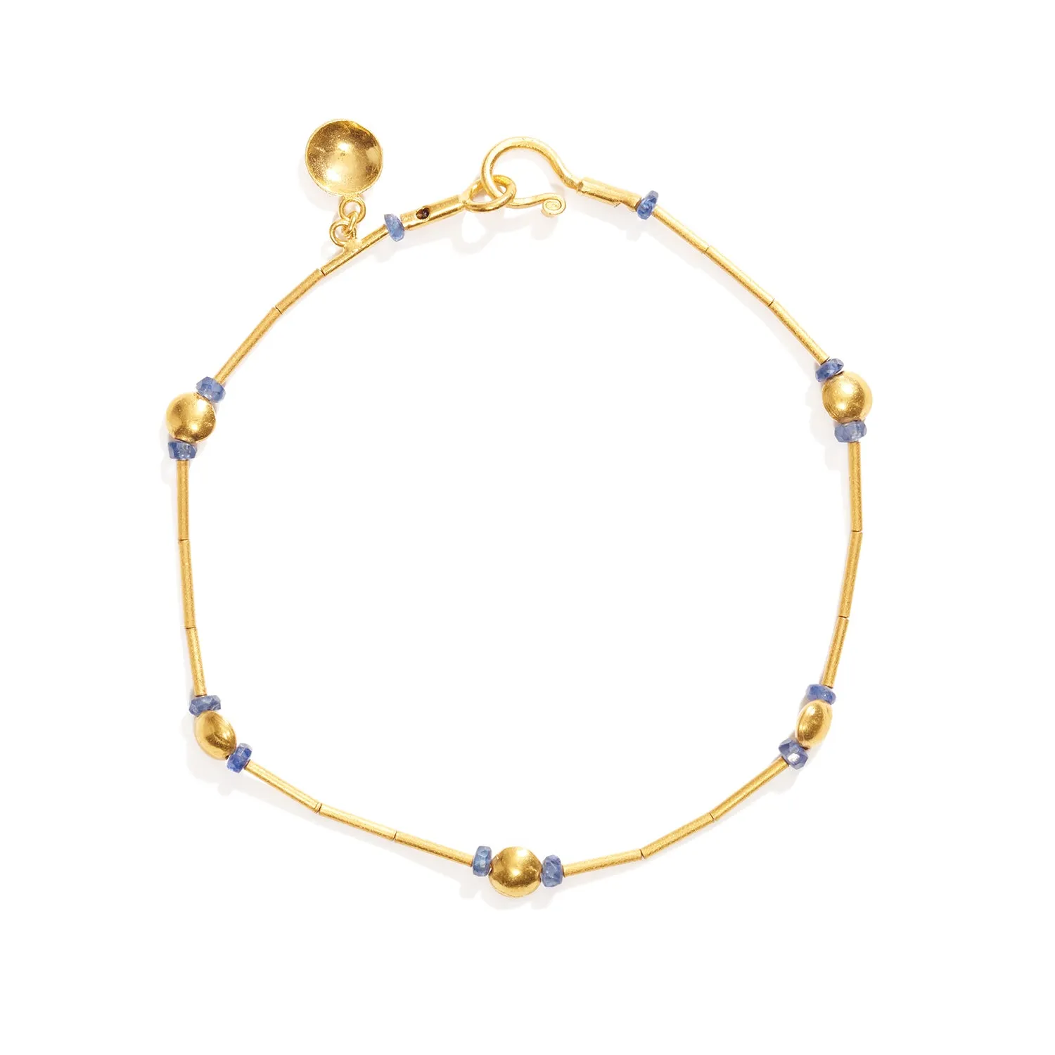 Gold and Sapphire Bracelet