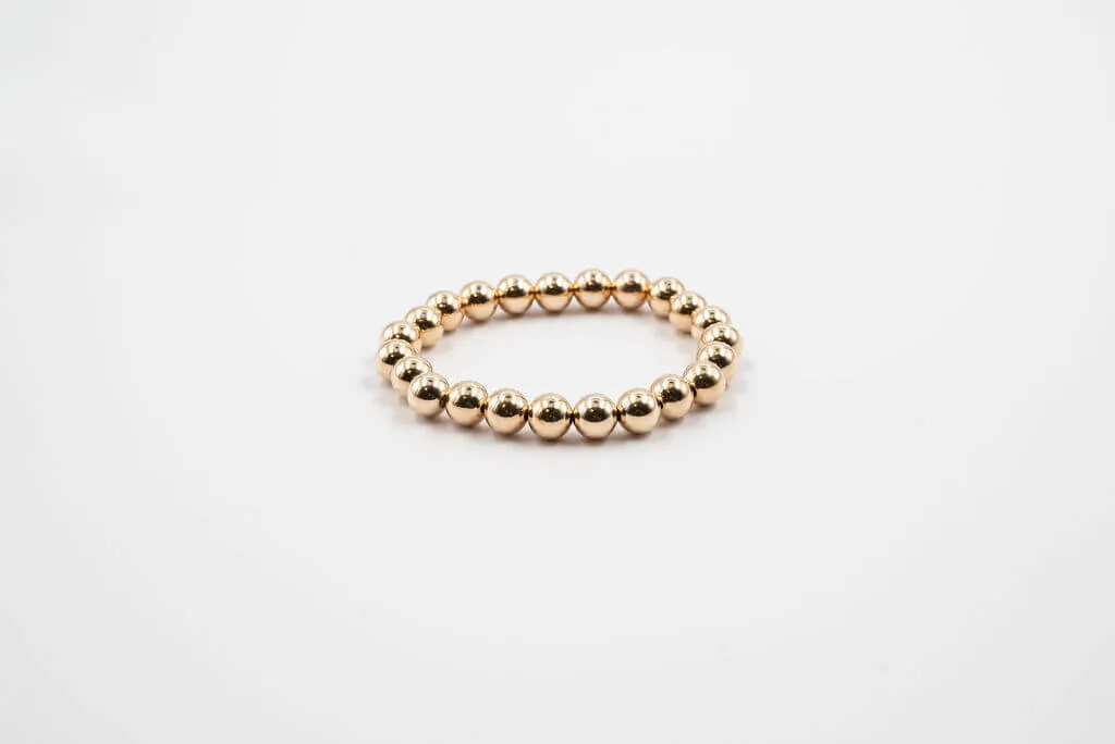 Gold Filled Beaded Bracelet (multiple sizes available)