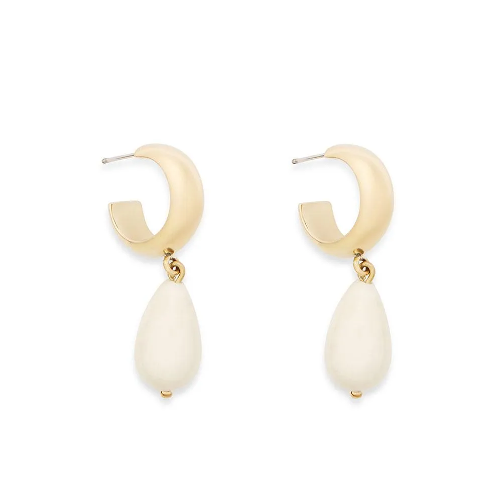 Gold Malindi Mini Hoop Earrings