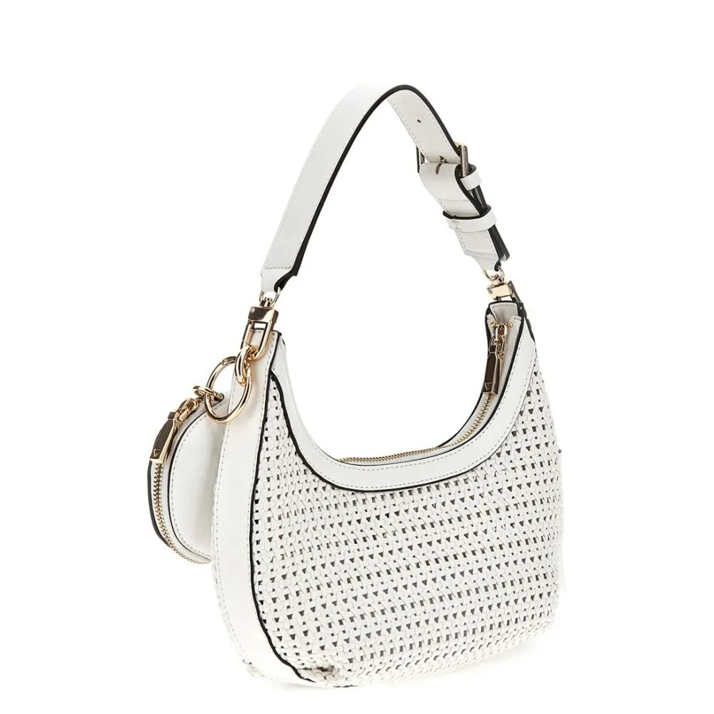 GUESS EMELDA WOVEN CROSSBODY BAG + COLOURS