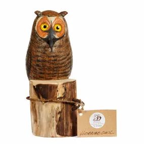 Hand Carved Owlets - Available in Multiple Colors